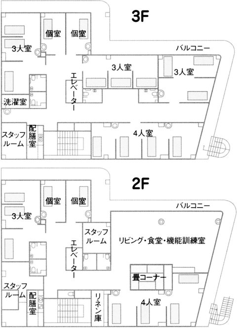 ハッピーライフ足立　見取り図